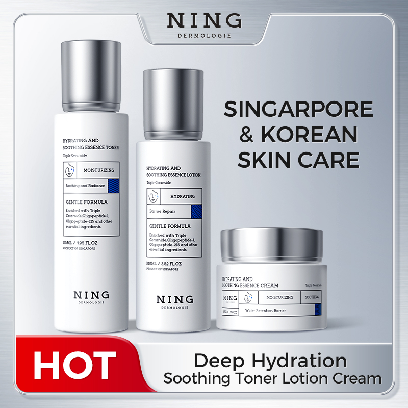 Ceramide Moisturizer - โทนเนอร์ โลชั่น และครีมบำรุงผิว ช่วยเติมความชุ่มชื้นและปลอบประโลมผิว ด้วยไฮยาลูรอนิก แอซิด