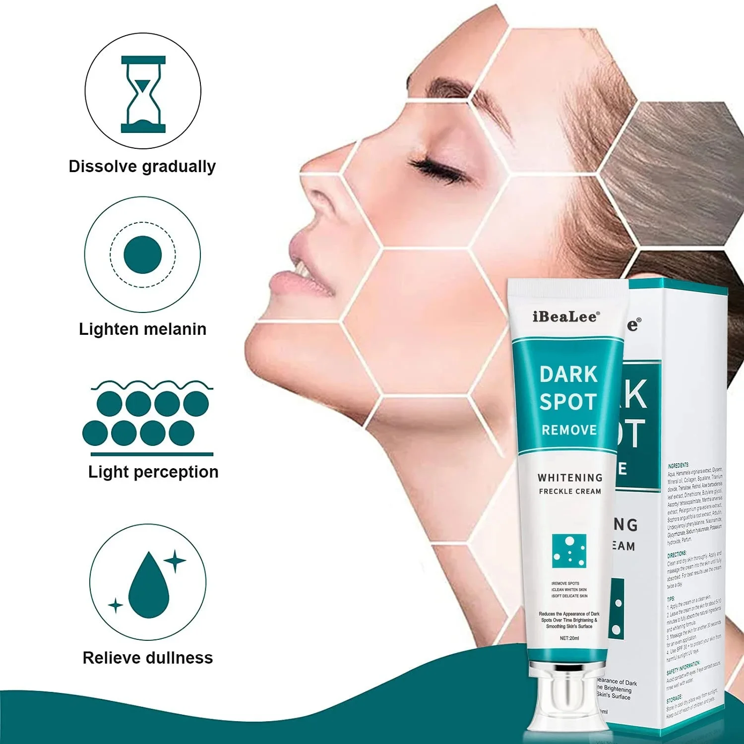 Melasma Brightening Face Cream - Skincare Niacinamide บทวิจารณ์และราคา