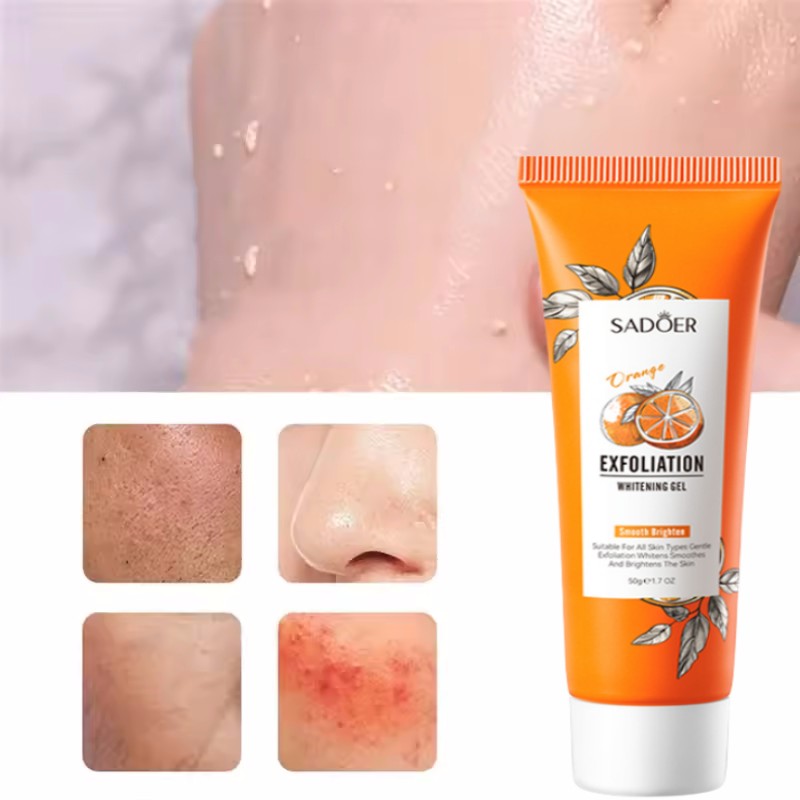 Orange Exfoliating Peeling Gel - Ceramide Moisturizer บทวิจารณ์และราคา