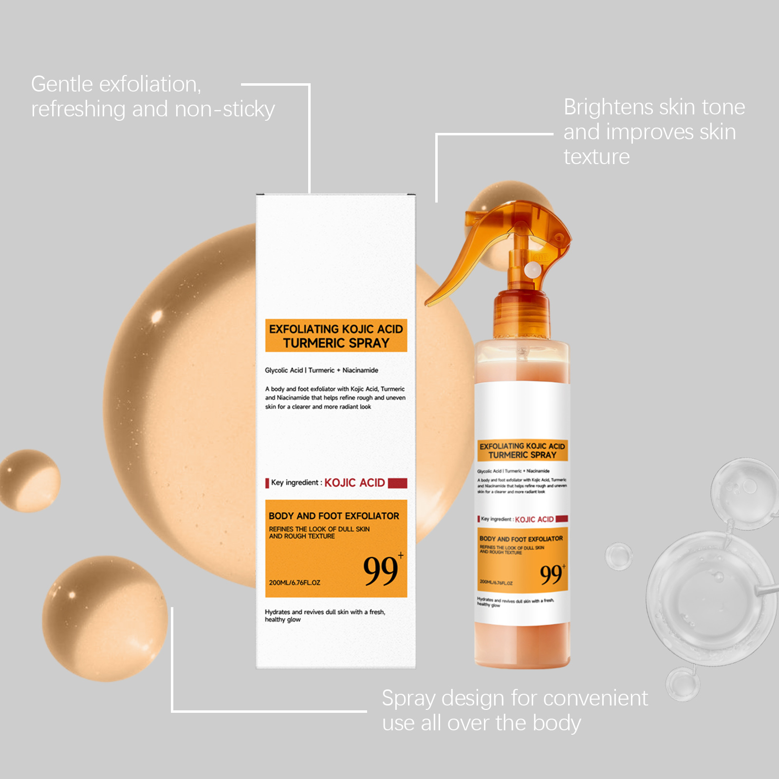 สเปรย์ดูแลผิวด้วยกรดโคจิกและขม - Skincare Niacinamide บทวิจารณ์และราคา